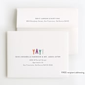 "happybirthday" - Children's Birthday Party Thank You Cards in Cobalt by Angela Garrick - FREE Recipient Addressing