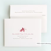"little ballerina" - Children's Birthday Party Thank You Cards in Rose by Kanika Mathur - FREE Recipient Addressing
