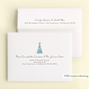 "Brushed Cake" - Children's Birthday Party Thank You Cards in Sky by Oma N. Ramkhelawan - FREE Recipient Addressing