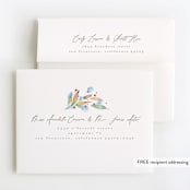 "fairy frame" - Children's Birthday Party Thank You Cards in Mint by Anastasia Makarova - FREE Recipient Addressing