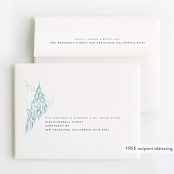 "Magical Winter" - Children's Birthday Party Thank You Cards in Alexandrite by Tamara Hilje - FREE Recipient Addressing