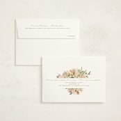 "Tulip Topper" - Children's Birthday Party Thank You Cards in Peaches by Grace Kreinbrink - FREE Recipient Addressing