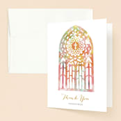 "Pretty Window" - Confirmation Thank You Cards in Surprise by Lady Noble - Front