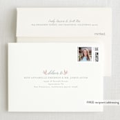 "Blessed Laurels" - Confirmation Thank You Cards in Blush by Paula Pecevich - FREE Recipient Addressing