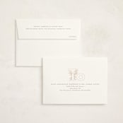 "Gilded cross" - Baptism and Christening Thank You Cards in Sand by Creo Study - FREE Recipient Addressing