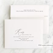"simple cross" - Baptism and Christening Thank You Cards in Cloud by Phrosné Barwood - FREE Recipient Addressing