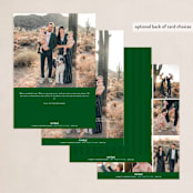 "Simple Elegance" - Holiday Cards in Forest by Jessica Williams - Back of Card Options