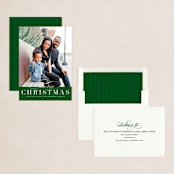 "Simple Elegance" - Holiday Cards in Forest by Jessica Williams - Assembled