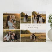"Simple Five" - Holiday Cards in Pine by Brianne Larsen - Front