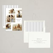 "MInimalist type" - Holiday Cards in Cotton by Stacey Meacham - Assembled