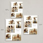"MInimalist type" - Holiday Cards in Cotton by Stacey Meacham - Formats Available
