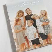 "Happy Faith Family" - Holiday Cards in Snow by Carolyn MacLaren - Detail