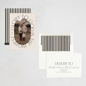 "Glory Oval" - Holiday Cards in Almond by Brianne Larsen - Assembled