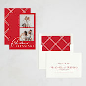 "6A" - Holiday Cards in Cardinal by Melanie Kosuge - Assembled