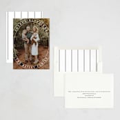 "Arch Greetings" - Holiday Cards in Snowfall by Baumbirdy - Assembled