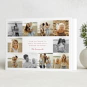 "Memory Book" - Holiday Cards in Peppermint by Olivia Raufman - Folded Card