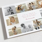 "Memory Book" - Holiday Cards in Peppermint by Olivia Raufman - Detail