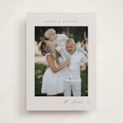 "Merry & Blessed" - Holiday Cards in Stone by Nicole Walsh - Front