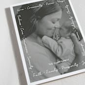 "Faith, community and love" - Holiday Cards in Snow by N. - Detail