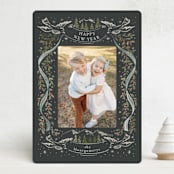 "Heavenly Doves" - Holiday Cards in Coal by Petra Kern - Front
