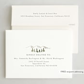 "Heavenly Doves" - Holiday Cards in Coal by Petra Kern - FREE Recipient Addressing