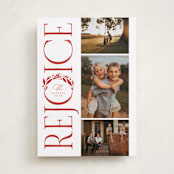 "Greenery Details" - Holiday Cards in Cherry by Michelle Taylor - Front