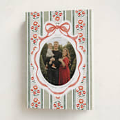 "Wildflower Holiday ribbon" - Holiday Cards in Forest by Jackie Crawford - Folded Card
