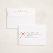 "Wildflower Holiday ribbon" - Holiday Cards in Forest by Jackie Crawford - FREE Recipient Addressing