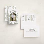 "Bird Doodle" - Holiday Cards in Evergreen by Cindy Reynolds - Assembled
