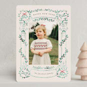 "Columns of Peace" - Holiday Cards in Pine by Petra Kern - Front