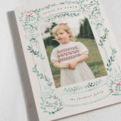 "Columns of Peace" - Holiday Cards in Pine by Petra Kern - Detail