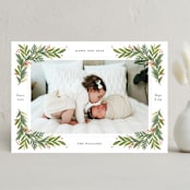 "Petite Pines" - Holiday Cards in Pine by Paper Raven Co. - Front