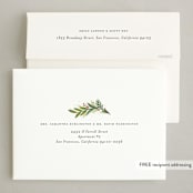 "Petite Pines" - Holiday Cards in Pine by Paper Raven Co. - FREE Recipient Addressing