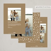 "Angel Chorus" - Holiday Cards in Gilded by Alethea and Ruth - Back of Card Options