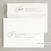 "Elegant Rejoice Script" - Holiday Cards in Tuxedo by Stacy Maalouf - FREE Recipient Addressing