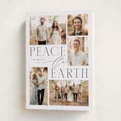 "Compose" - Holiday Cards in Starlight by Everett Paper Goods - Folded Card