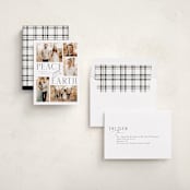 "Compose" - Holiday Cards in Starlight by Everett Paper Goods - Assembled