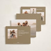 "Minimalist corner" - Holiday Cards in Cotton by Stacey Meacham - Back of Card Options