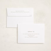"Minimalist corner" - Holiday Cards in Cotton by Stacey Meacham - FREE Recipient Addressing