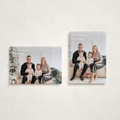 "Minimalist corner" - Holiday Cards in Cotton by Stacey Meacham - Photo Orientation Options