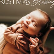 "Whisper Blessings" - Holiday Cards in Snowfall by Carolyn MacLaren - Detail