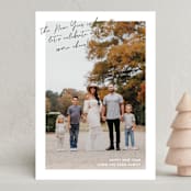 "A Savior is Born" - Holiday Cards in Snow by Liz Conley - Front