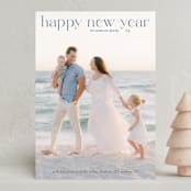 "Serenity" - Holiday Cards in Navy by Liz Conley - Front