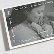 "Faith, community and love" - Holiday Cards in Snow by N. - Detail