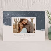 "all is calm all is bright" - Holiday Cards in Sky by Anna Joseph - Front