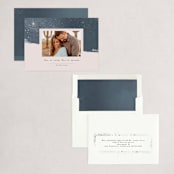 "all is calm all is bright" - Holiday Cards in Sky by Anna Joseph - Assembled