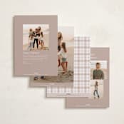 "All Joy to the World" - Holiday Cards in Snow by Pixel and Hank - Back of Card Options