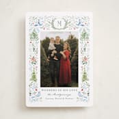 "Wonders of Nature" - Holiday Cards in Wreath by Petra Kern - Front
