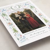 "Wonders of Nature" - Holiday Cards in Wreath by Petra Kern - Detail