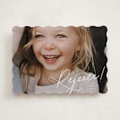 "Joyful Expression" - Holiday Cards in Snow by Leia Matt - Front